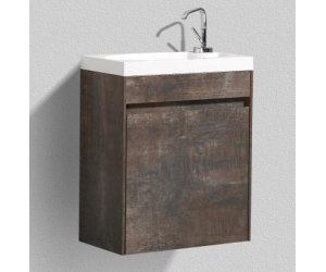 Тумба под раковину BelBagno Pietra Mini, 46 см, коричневый, Stone, левая/правая, PIETRA MINI-460-1A-SO-PT-L/R