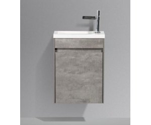 Тумба под раковину BelBagno Pietra Mini PIETRA MINI-460-1A-SO-SCM-L/R 46 см, серый (Stucco Cemento)