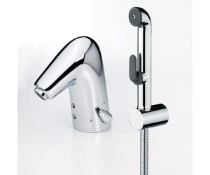 Смеситель Oras Alessi One 8516F для раковины с гигиеническим душем, сенсорный