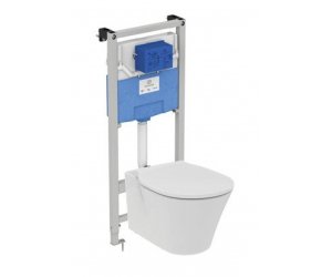 Инсталляция Ideal Standard Prosys Frame 120 M с унитазом Connect Air Rimless K819501, сиденье микролифт, комплект, K819501PA15