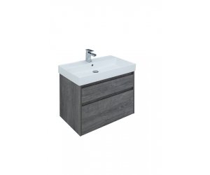 Тумба под раковину Aquanet Nova Lite 75, 2 ящика, дуб рошелье (242273)