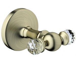 Двойной крючок Art&Max Antic Crystal AM-E-2686SJ-Br, бронза
