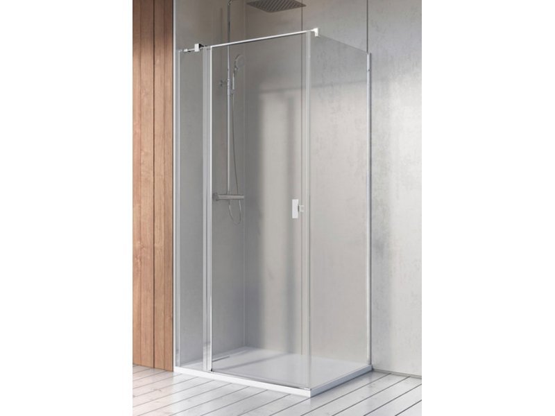 Купить Душевой уголок Radaway Nes KDJ II, 100 x 90 см, левая дверь, стекло прозрачное, профиль хром