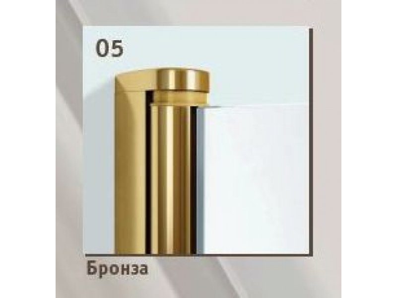 Купить Шторка на ванну Vegas Glass E2V Lux 0120 05 ARTDECO D1, профиль - бронза, стекло – Artdeco D1, 120*150,5 см