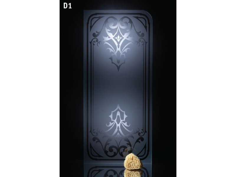 Купить Шторка на ванну Vegas Glass E2V Lux 0120 05 ARTDECO D1, профиль - бронза, стекло – Artdeco D1, 120*150,5 см
