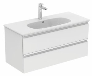 Тумба под раковину Ideal Standard Tesi 100 см, подвесная, белый глянцевый, T0052OV