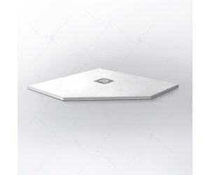 Душевой поддон RGW ST/T-0099W 16155099-01 90 x 90 см, трапеция, цвет белый, из искусственного камня