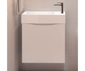 Тумба под раковину Art&Max Liberty-500-1D-SO-BL, 50 x 22 x 55 см подвесная, белый