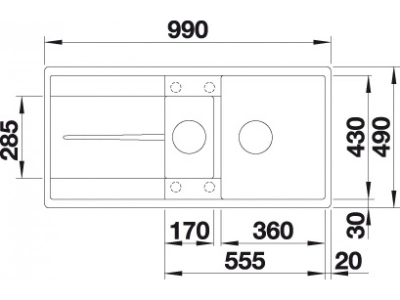 Купить Мойка Blanco Metra 6 S-F 519115 белый
