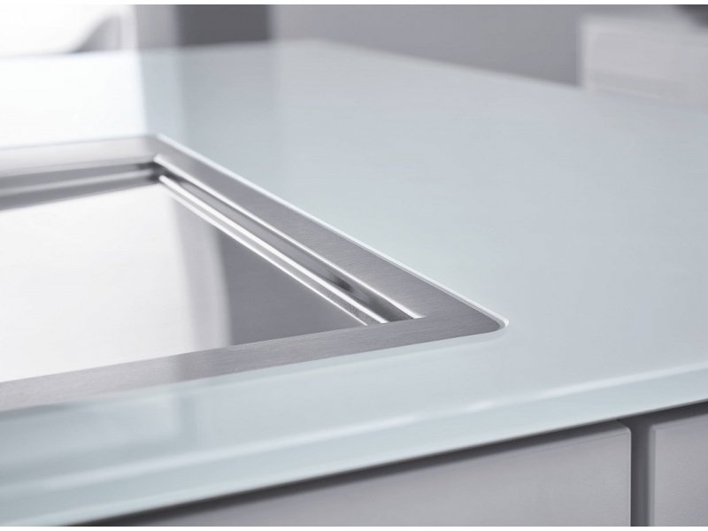 Купить Мойка кухонная из нержавеющей стали Grohe K1000 80-S 116/52 1.0, 31581SD0, с донным клапаном и сливным гарнитуром, крыло справа, хром