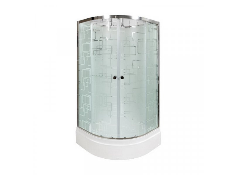 Купить Душевая кабина Deto Em EM2790 N, 90 x 90 см, без крыши, с гидромассажем