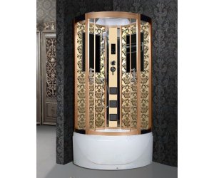 Душевая кабина Niagara 7710G золото (Lux) 100 х 100 см