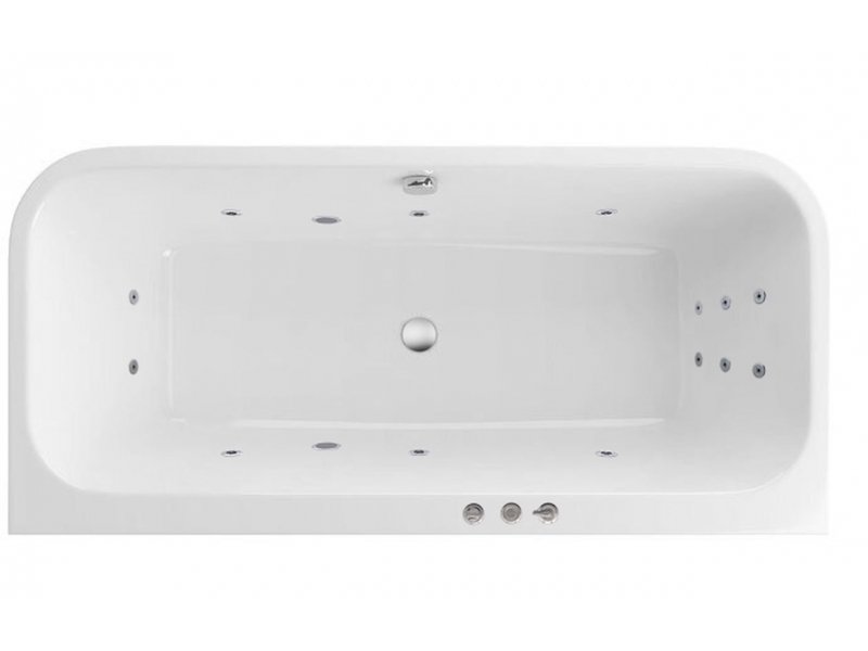 Купить Ванна гидромассажная Excellent Arana 180 x 85 см, SMART, хром, каркас в подарок