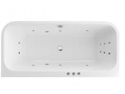 Ванна гидромассажная Excellent Arana 180 x 85 см, SMART, хром, каркас в подарок