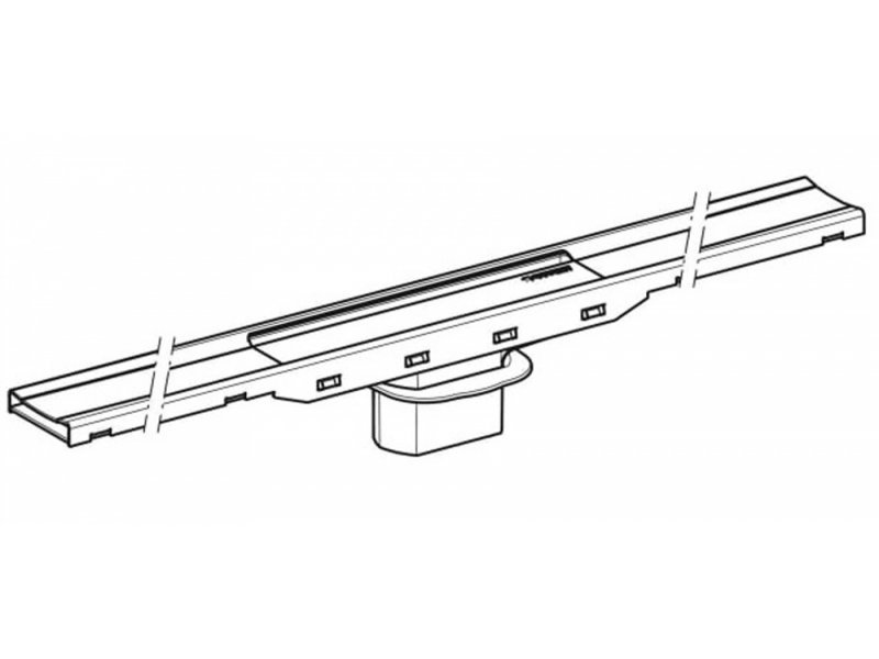 Купить Решетка душевого канала Geberit CleanLine80 90х1см, без сифона, 154.440.QC.1