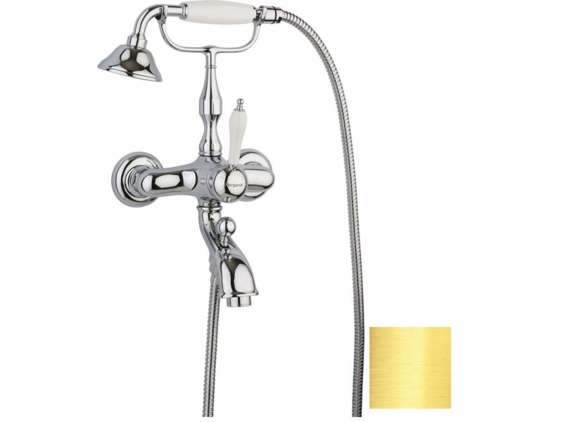 Купить Смеситель для ванны и душа Margaroli Classica RU1004AA01GD, золото