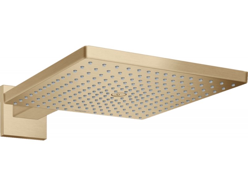 Купить Верхний душ Hansgrohe Raindance 26238140, 300x300 мм, 1 режим струи, с держателем, шлифованная бронза