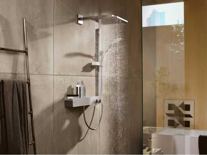 Купить Верхний душ Hansgrohe Raindance 26238140, 300x300 мм, 1 режим струи, с держателем, шлифованная бронза