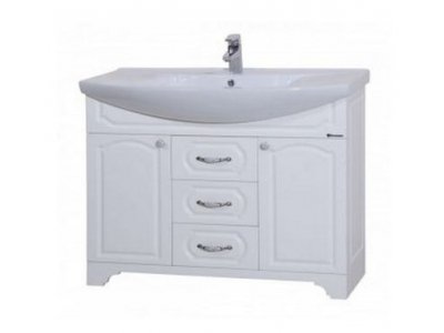 Тумба под раковину Bellezza КАМЕЛИЯ 85, напольная, цвет - белый