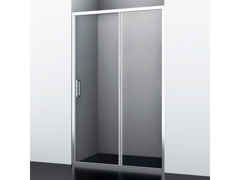 Купить Душевая дверь WasserKRAFT 41S13 110 x 200 см, стекло прозрачное, профиль серебристый