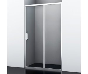Душевая дверь WasserKRAFT 41S13 110 x 200 см, стекло прозрачное, профиль серебристый