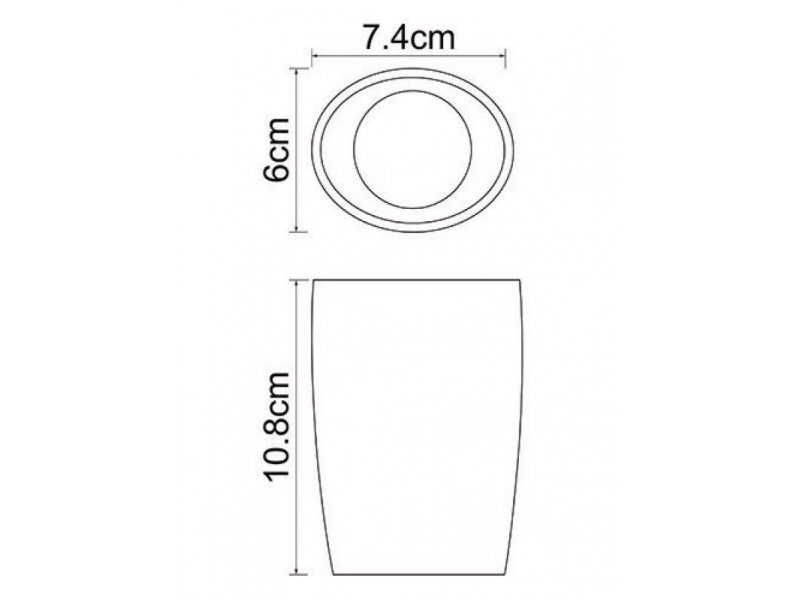 Купить Стакан для зубных щеток WasserKraft 4628