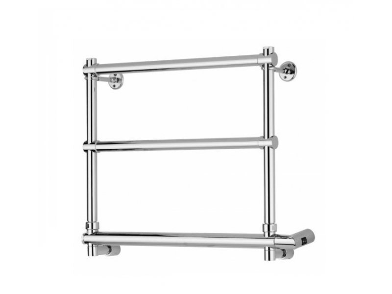 Купить Полотенцесушитель электрический Margaroli Sole 540-3 BOX 5404703CRNB, высота 44 см, ширина 57 см, хром
