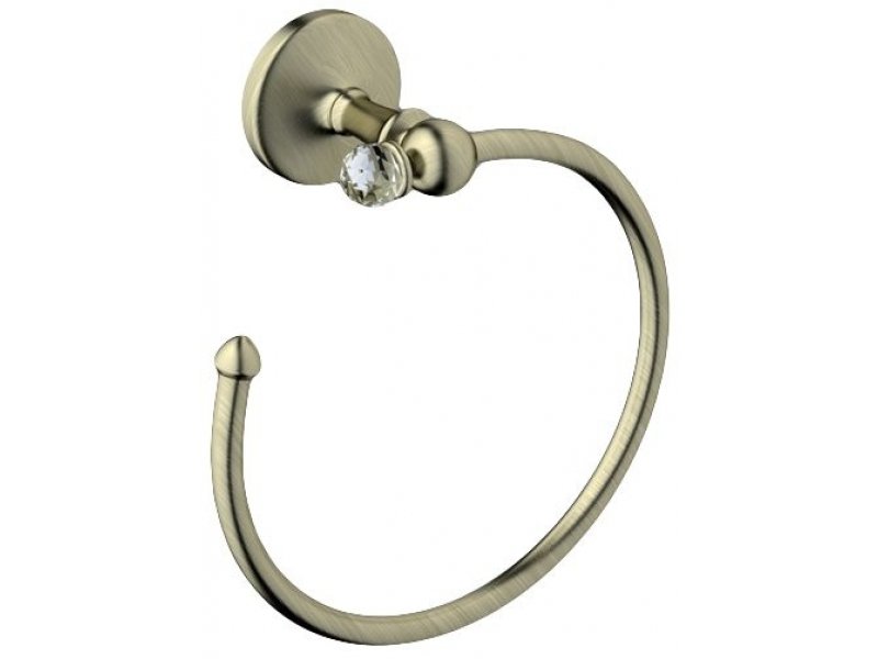 Купить Полотенцедержатель Art&Max Antic Crystal AM-E-2680SJ-Br, 18 см, бронза