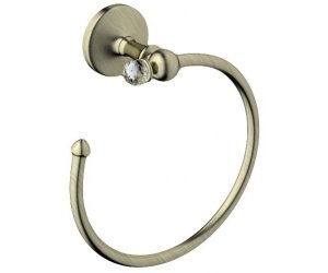 Полотенцедержатель Art&Max Antic Crystal AM-E-2680SJ-Br, 18 см, бронза
