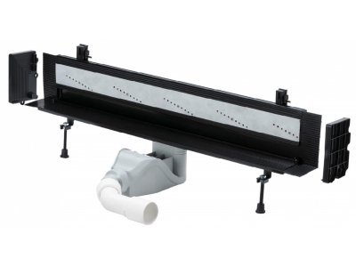 Душевой лоток Viega Advantix Vario 736736 под щелевую решетку, пристенный, подрезной от 30-120 см, высота сифона 6,6 см