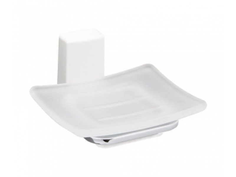 Купить Мыльница с держателем WasserKRAFT Leine 5029WHITE