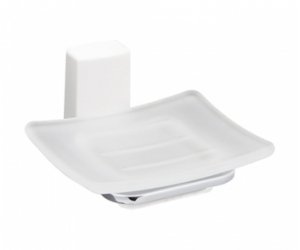 Мыльница с держателем WasserKRAFT Leine 5029WHITE
