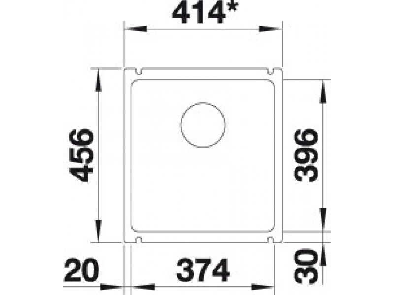 Купить Мойка Blanco Subline 375-U 523727, магнолия