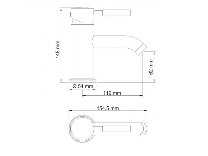 Купить Смеситель WasserKRAFT 4105 для раковины, хром