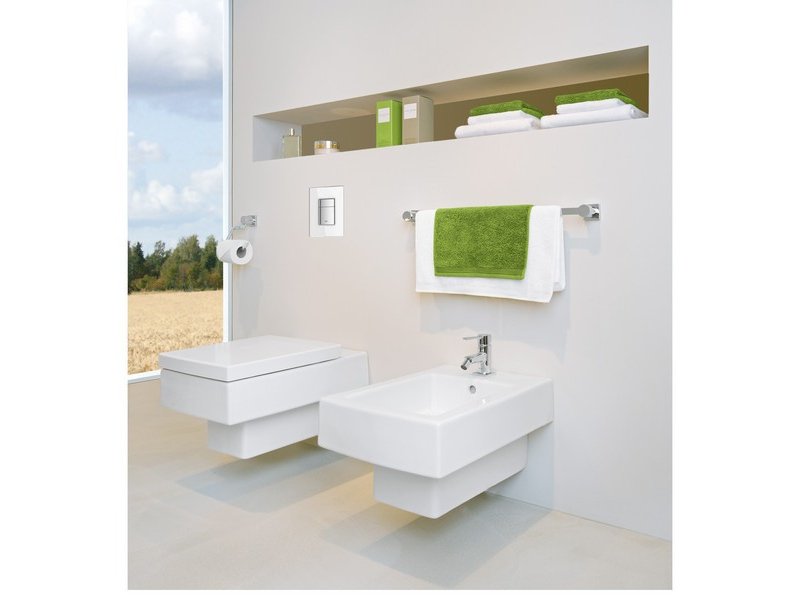 Купить Кнопка для инсталляции Grohe Skate Cosmopolitan S 37535000, вертикальная, хром глянцевый