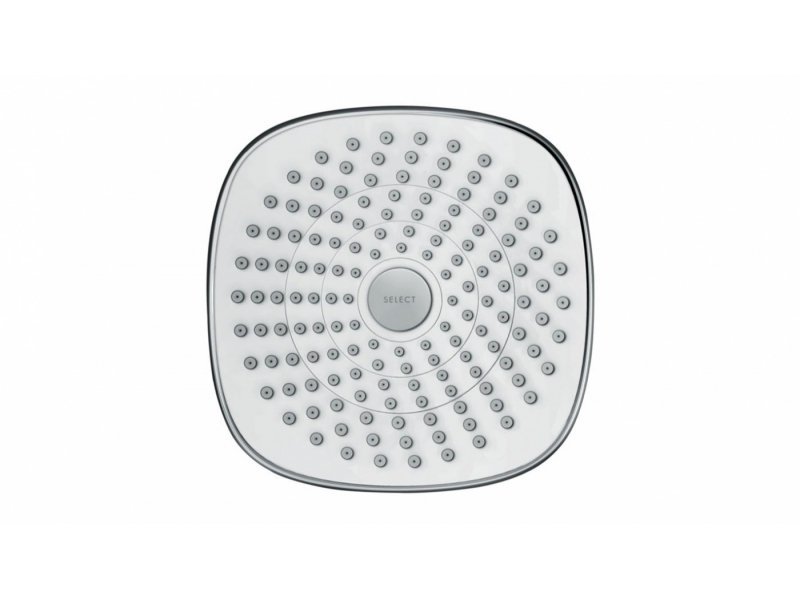 Купить Верхний душ Hansgrohe Croma Select E 180 EcoSelect, 18х18 см, 2 типа струи, без держателя, цвет хром/белый (26528400)
