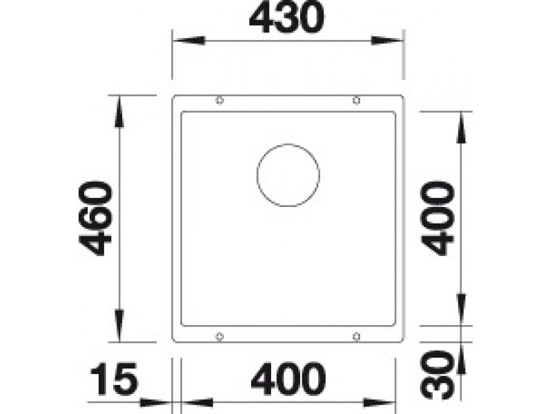 Купить Кухонная мойка Blanco Subline 400-U 523429, серый беж
