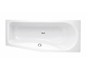 Ванна стальная Bette Luna 2760-000 PLUS L/R 170х75х45 см с шумоизоляцией, BetteGlasur® Plus, Антислип, белый