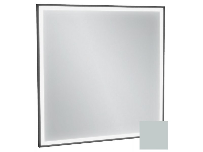 Купить Зеркало Jacob Delafon Allure EB1435-S25, 80 х 80 см, с подсветкой, лакированная рама голубой шторм сатин