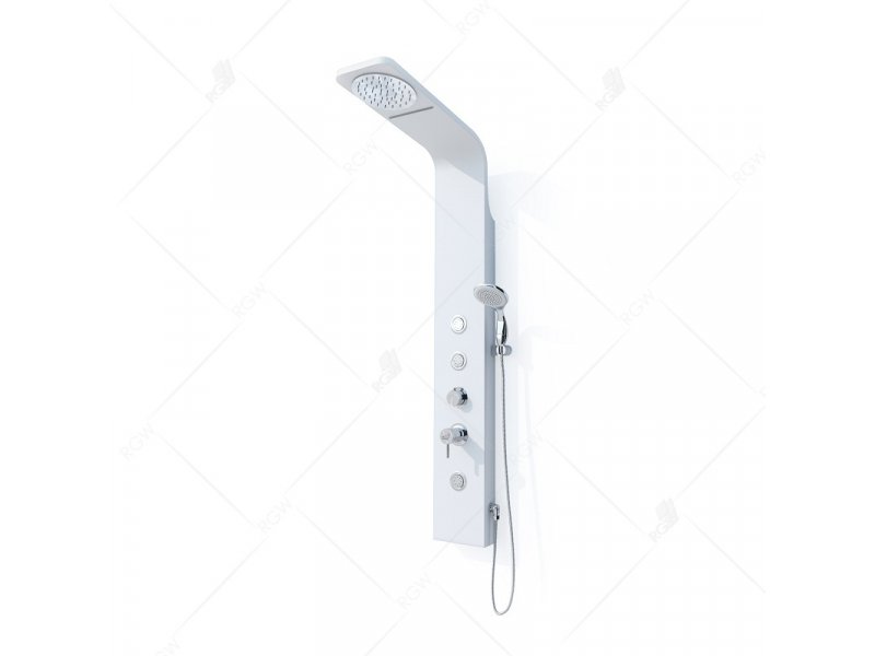 Купить Гидромассажная душевая панель RGW Shower Panels SP-06, 21140106-10, цвет матовый хром