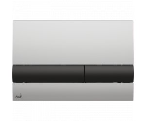 Кнопка управления AlcaPlast M1712-8, хром матовый/черный