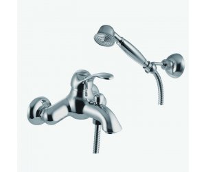Смеситель Fima Carlo Frattini Lamp F3304CR для ванны с душевым комплектом, хром