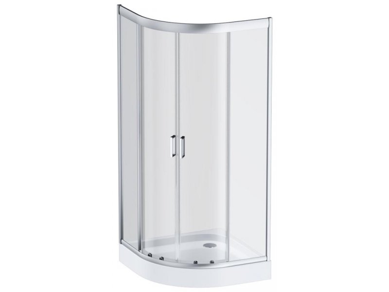 Купить Душевой уголок Am.Pm Gem W90G-401-100WT 100х100 см, стекло прозрачное