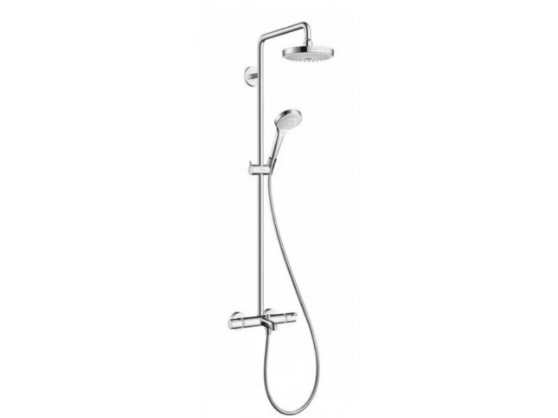 Купить Душевая система Hansgrohe Croma Select S 180 2jet 27351400, белый/хром