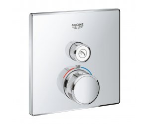 Смеситель для ванны и душа Grohe Grohtherm SmartControl 29123000, хром