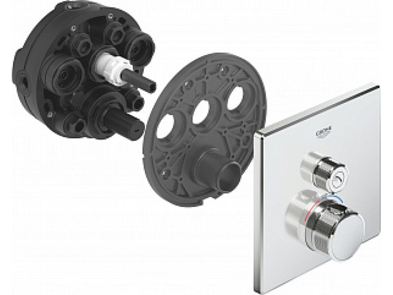 Купить Смеситель для ванны и душа Grohe Grohtherm SmartControl 29123000, хром