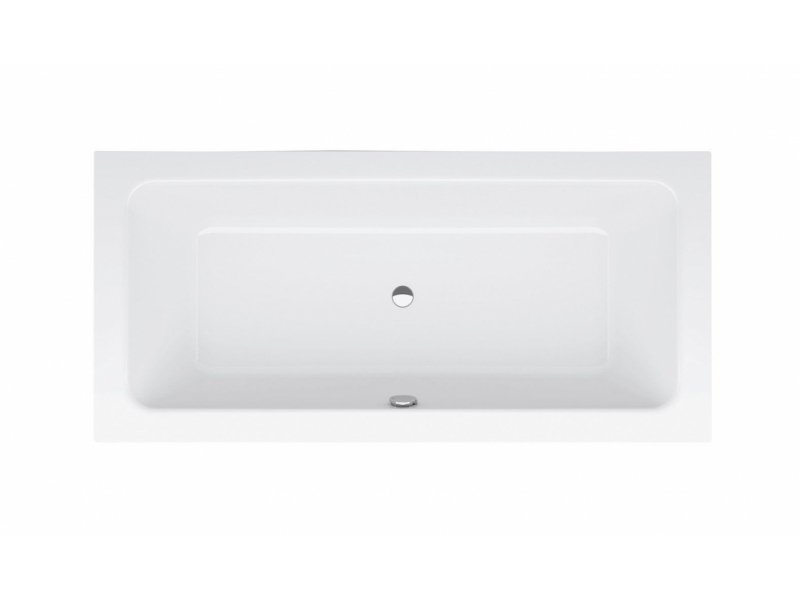 Купить Ванна стальная Bette One 3313-000 180 х 80 х 42 см с шумоизоляцией, белая (для удлиненного слива-перелива)