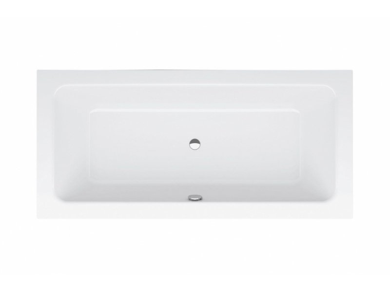 Купить Ванна стальная Bette One 3314-000 190 х 90 х 42 см с шумоизоляцией, белая (для удлиненного слива-перелива)