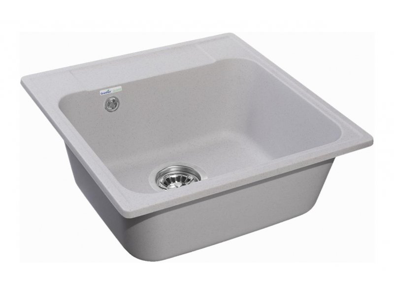 Купить Кухонная мойка GranFest Quarz Z 48, 47.8 x 47.8 см, серый
