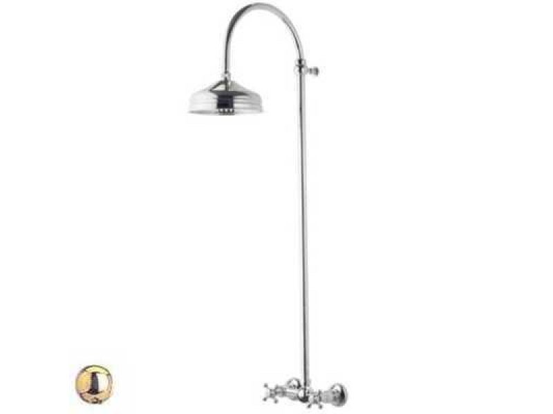 Купить Душевая система Bandini Antica 664620KK06, ручки керамические Antica, золото